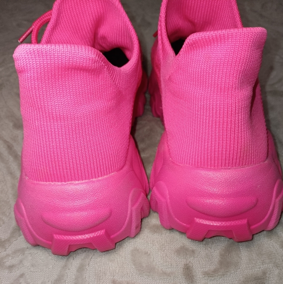 Bold Pink Women's Sneakers - Picture 6 of 7